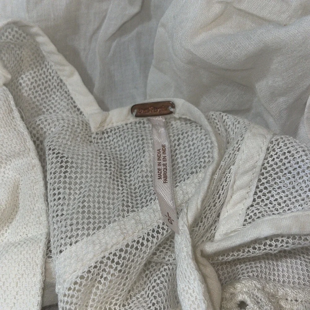NWT Free People Ivory Marrakesh CrissCross Tunic Dress • Large - Picture 5 of 10